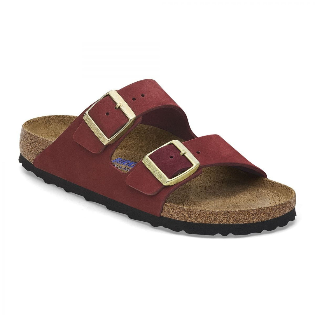 BIRKENSTOCK Womens Arizona Soft Footbed Zinfandel Nubuck (regular width) - 1028669 zinfandel Image 1