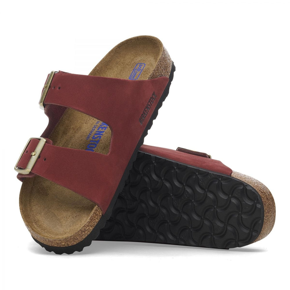 BIRKENSTOCK Womens Arizona Soft Footbed Zinfandel Nubuck (regular width) - 1028669 zinfandel Image 2