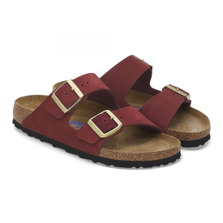 BIRKENSTOCK Womens Arizona Soft Footbed Zinfandel Nubuck (regular width) - 1028669 zinfandel Image 4