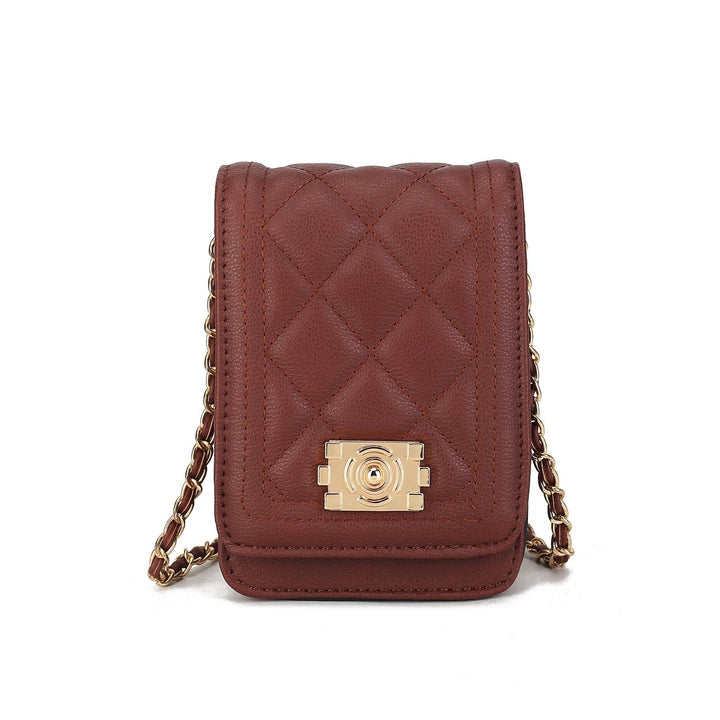 MKFCollection Gemma Crossbody Bag - Vegan Leather Designer Handbag Image 1