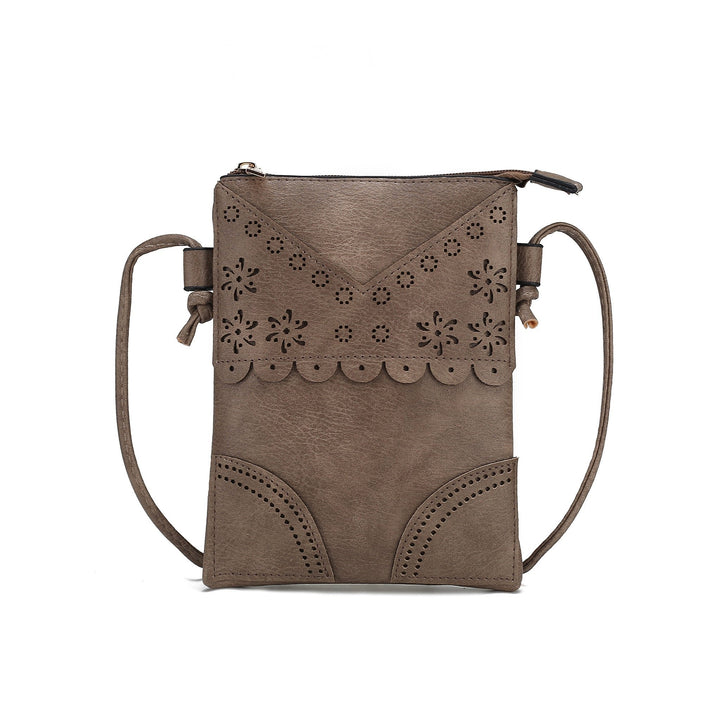 MKFCollection Amentia Crossbody Bag - Vegan Leather Designer Handbag Image 1