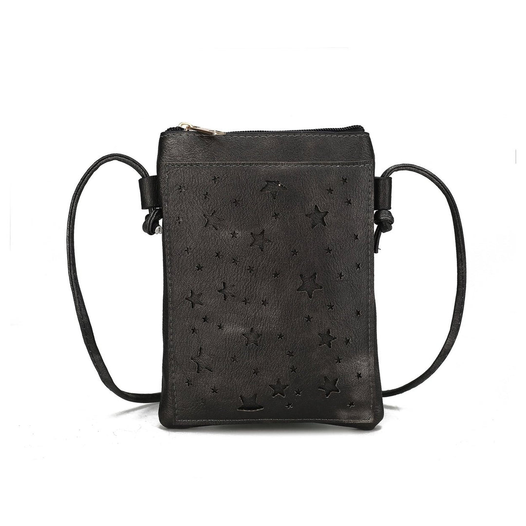 MKFCollection Jana Crossbody Bag - Vegan Leather Designer Handbag Image 1