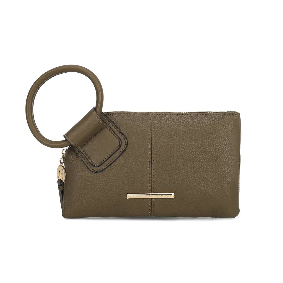 MKFCollection Luna Clutch/Wristlet - Vegan Leather Designer Handbag Image 1