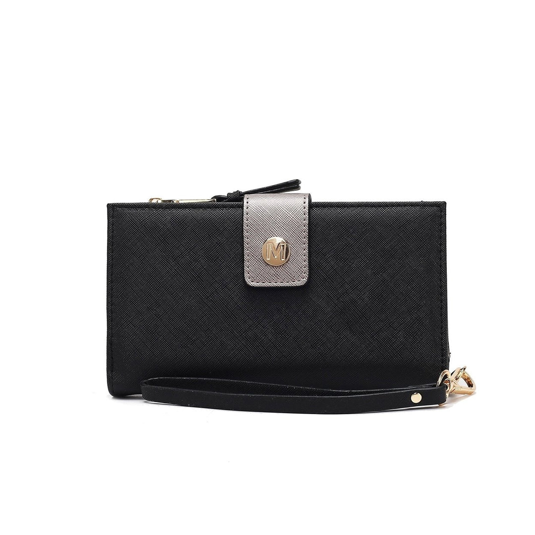 MKFCollection Solene Wristlet - Vegan Leather Designer Handbag Image 1