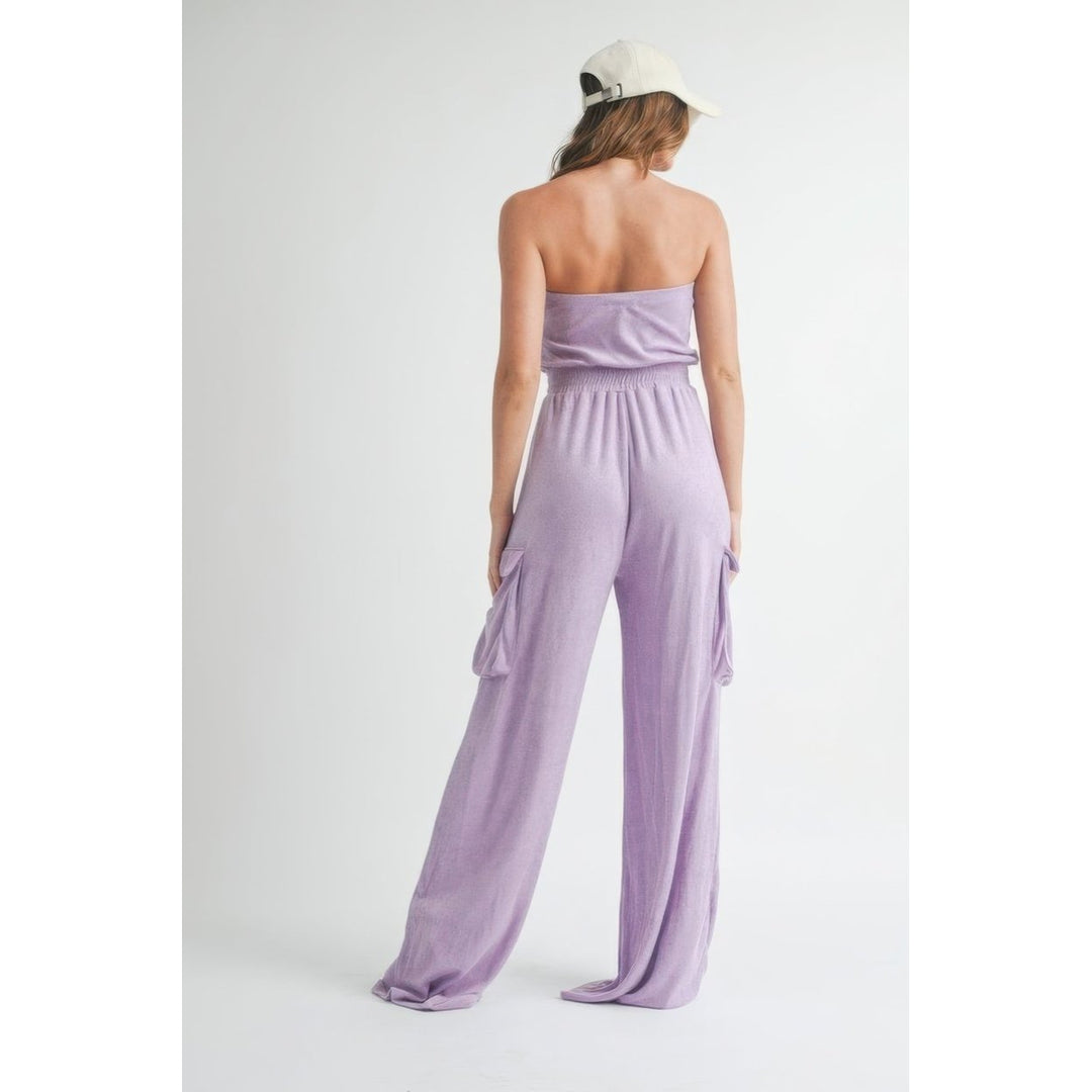 Tube Top Jumpsuit Romper Image 4