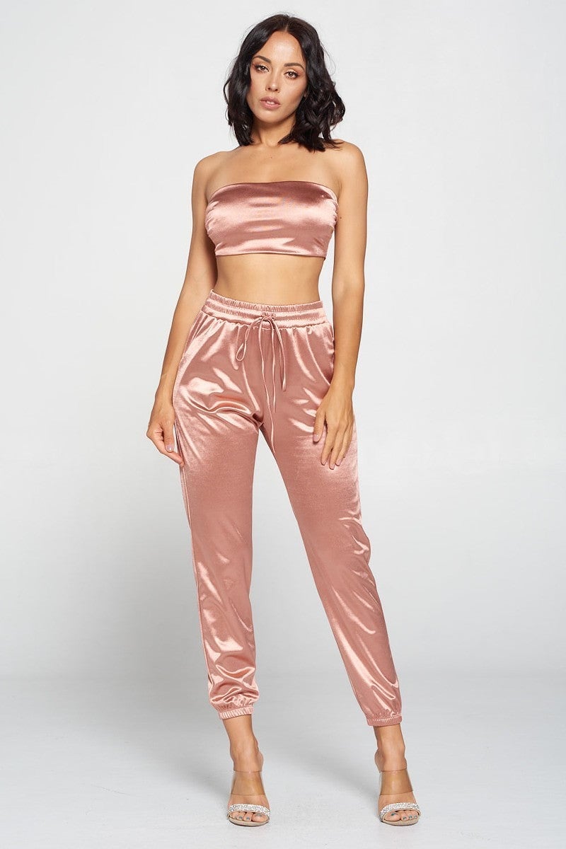 Tube Top Pant Set Image 1