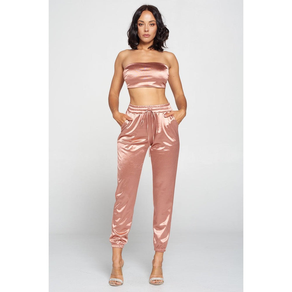 Tube Top Pant Set Image 2