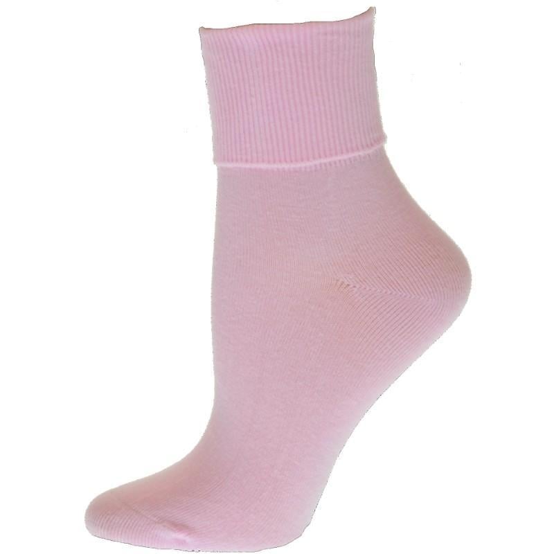 Turn Cuff Organic Cotton Seamless Toe 3 pair Pack No Toe Seam Socks Image 2