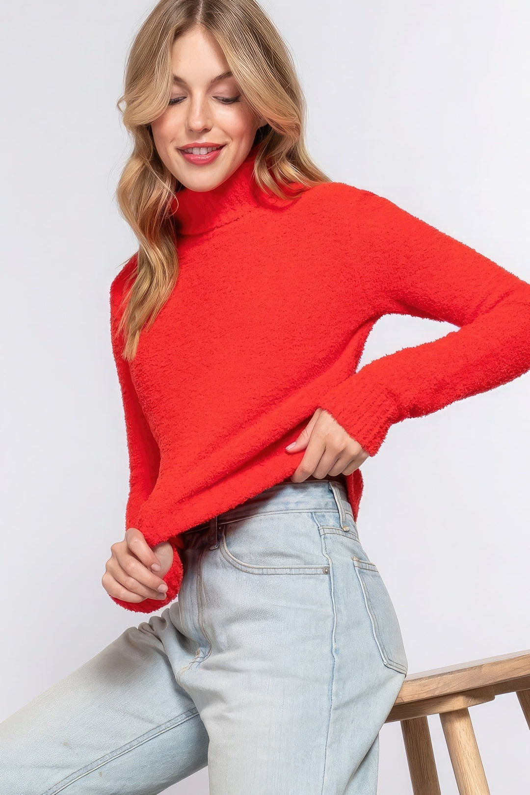 Turtleneck Sweater Top Image 2