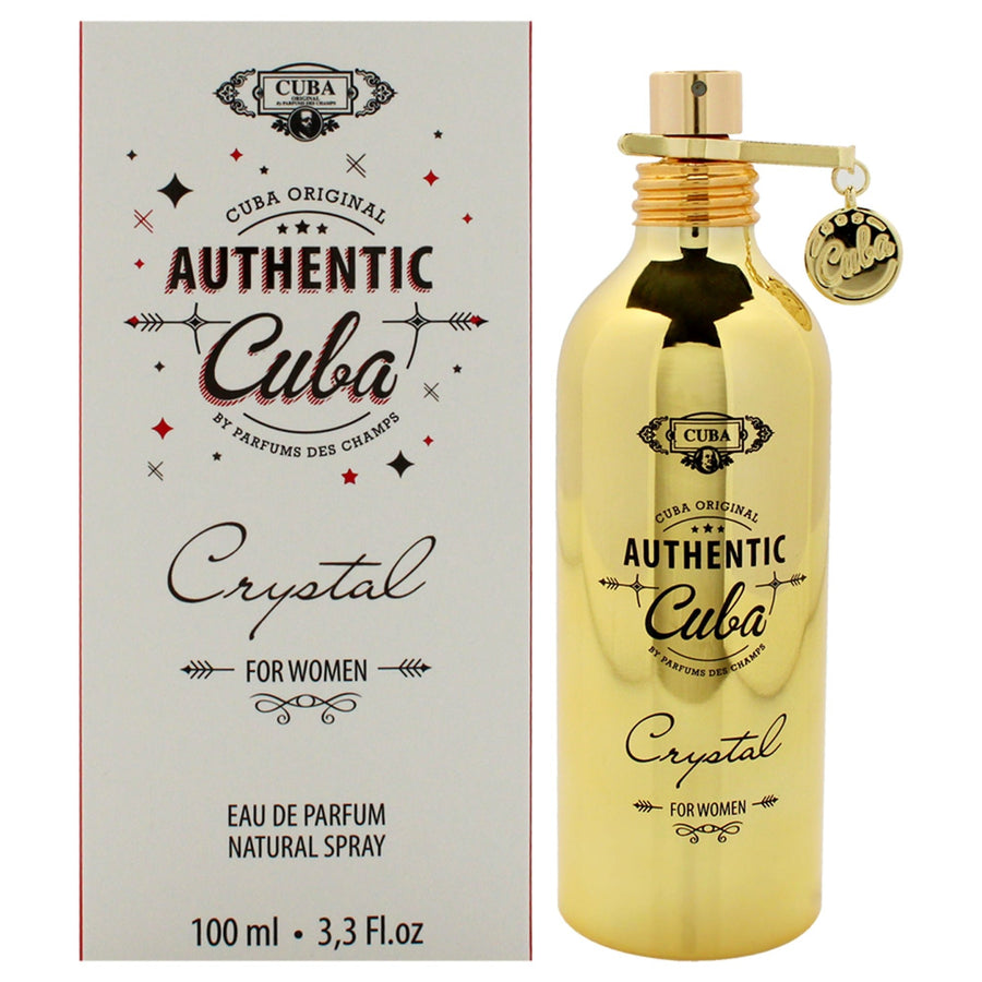 Cuba Cuba Authentic Crystal by Cuba for Women - 3.3 oz EDP Spray Image 1