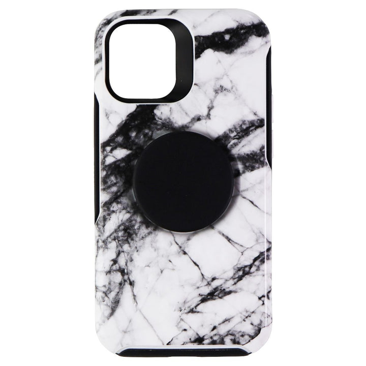 Otter + Pop Symmetry Series Case Apple iPhone 12 mini - White Marble Graphic Image 2