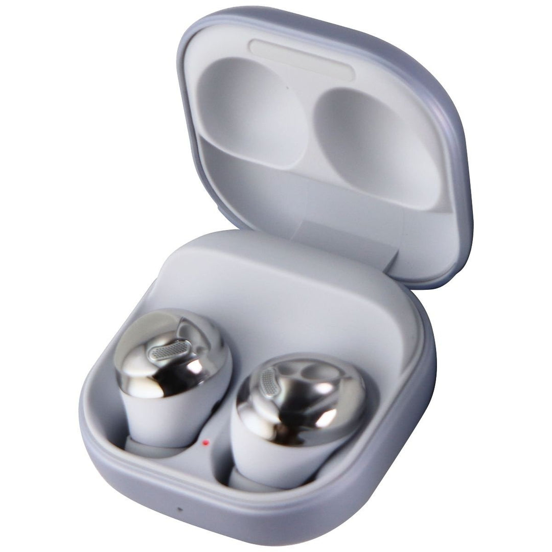 Samsung Galaxy Buds Pro Bluetooth Earbuds and Charging Case - Phantom Silver Image 1