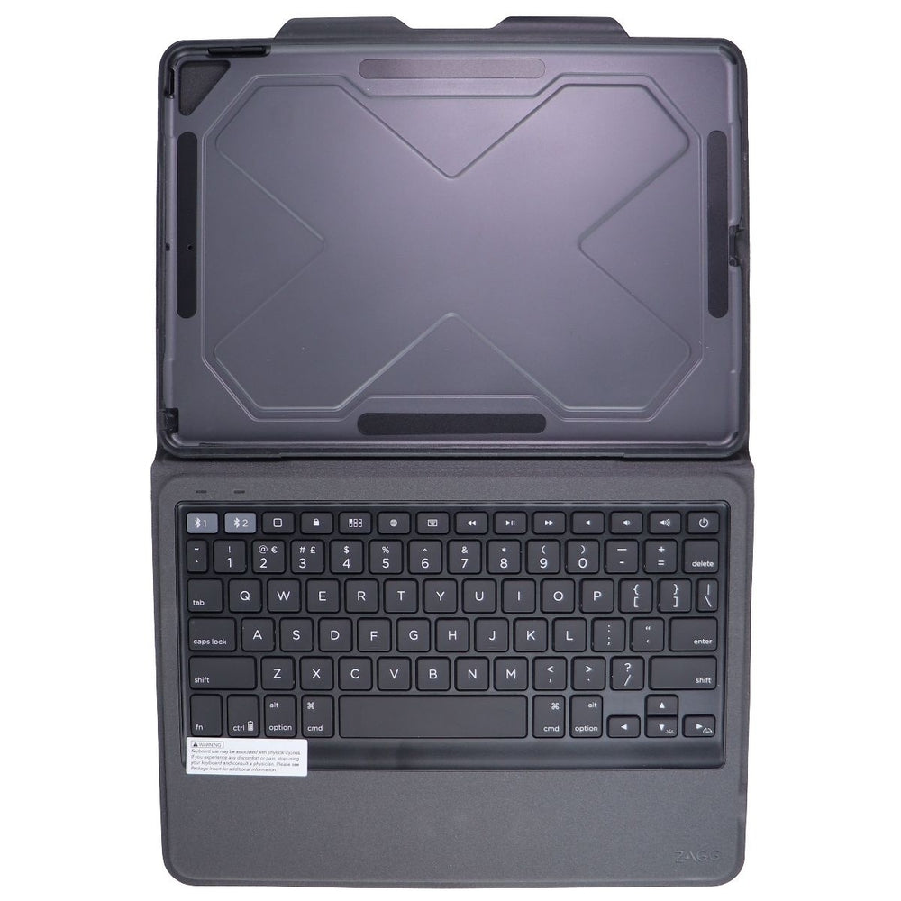 ZAGG Rugged Messenger Backlit Keyboard Case for Apple iPad Pro 10.5 - Gray/Black Image 2