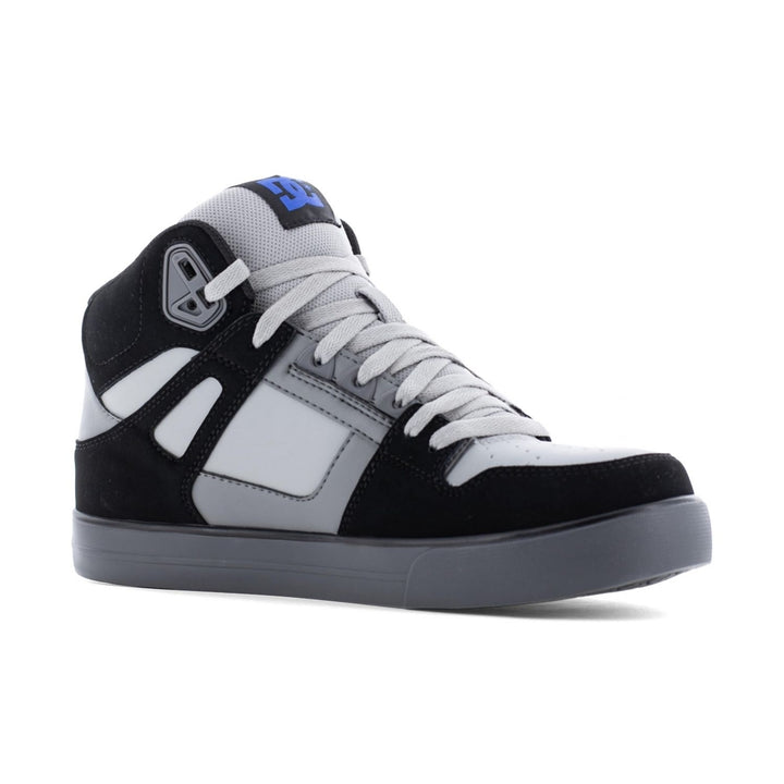 DCSW Mens DC Work Crew Pure High-Top Composite Toe ESD - Black Gray and Blue BLACK GRAY AND BLUE Image 3