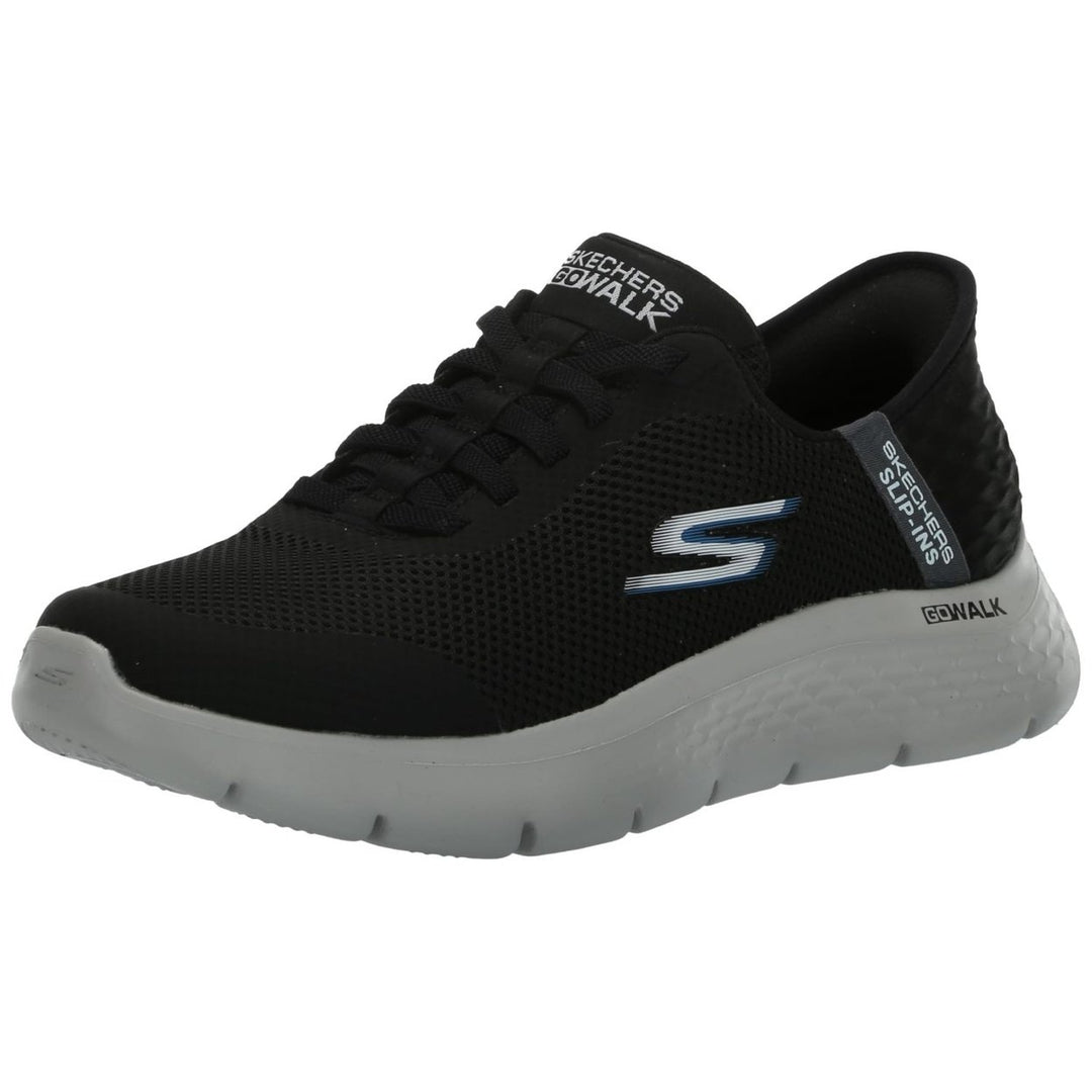 Skechers Mens Free Slip-Ins Go Walk Flex-Hands Up Sneaker Black/Grey 11 BLACK/GRAY Image 1