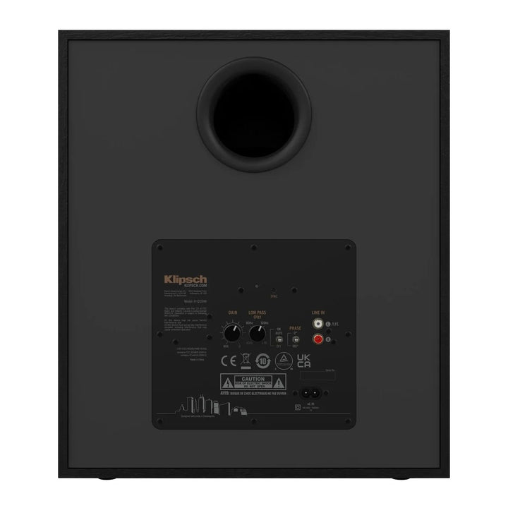 Klipsch R-120SWi 230W 12" Wireless Subwoofer with Digital Amplifier Image 4