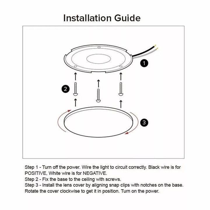 12V DC 3.5nch Ultra Bright LED Ceiling Dome Light 250lm Surface Mount Image 6