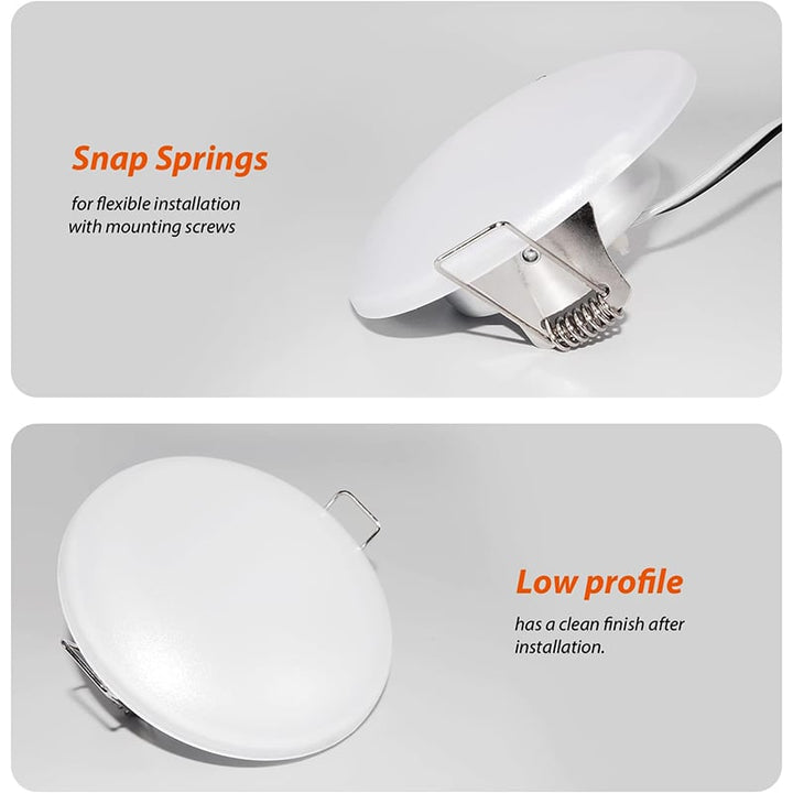 12V 3.5inch LED Recessed Dome Ceiling Light Bright Warm White Image 3