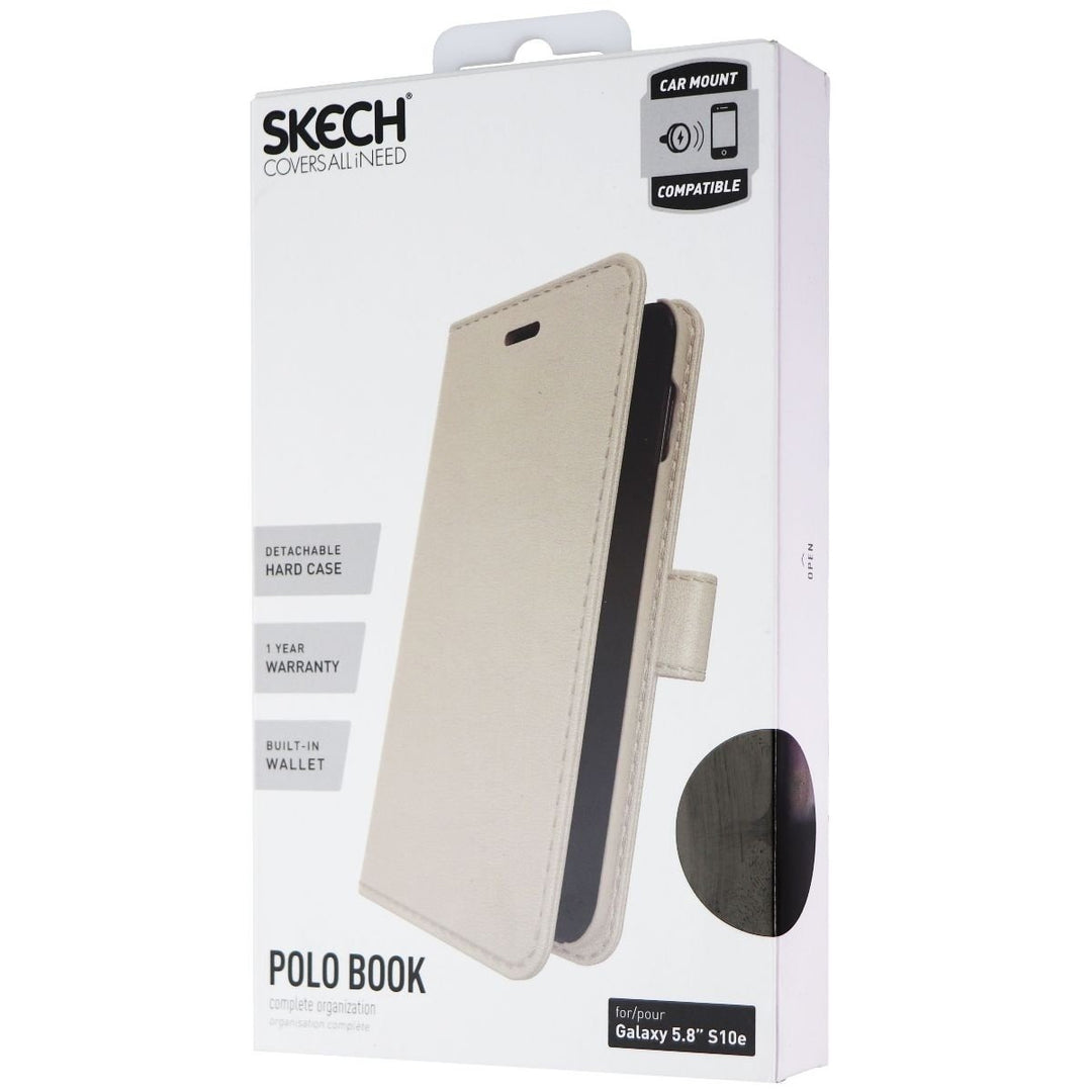 Skech (SK74-PB-CHP) Book Wallet Detachable Case for Samsung Galaxy S10e - Gold Image 1