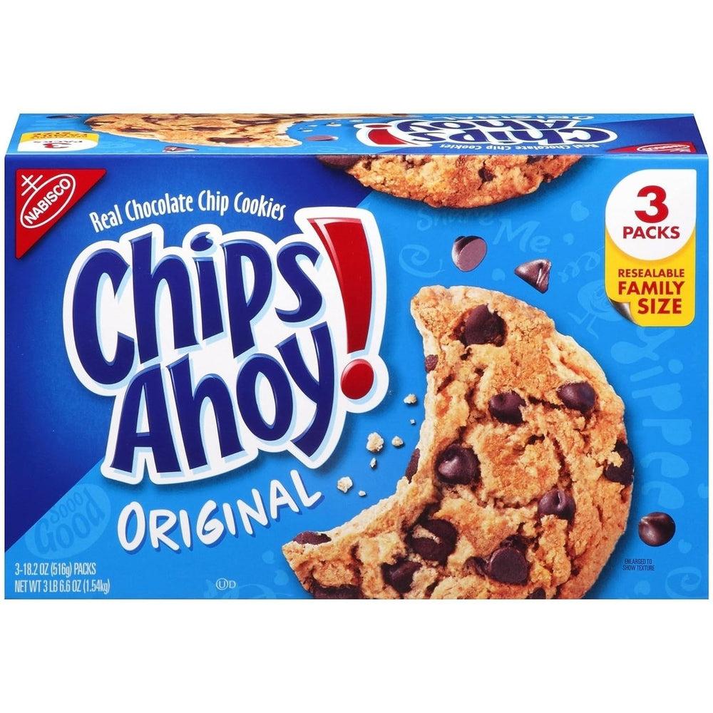 Chips Ahoy! Original Chocolate Chip Cookies 18.2 Ounce 3 Count Image 2