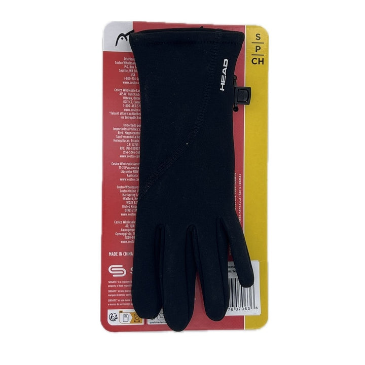 Head Womens Touchscreen Running Gloves 1 Pair Small (Black) Image 3