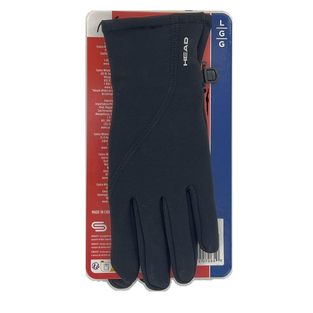 Head Womens Touchscreen Running Gloves 1 Pair Large (Black) Image 2