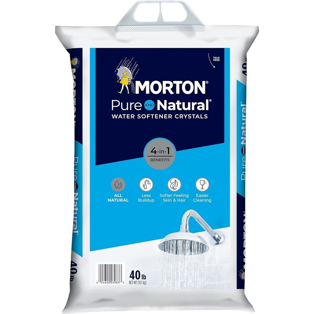 Morton Solar Salt Water Softening Crystals 40-Pound Image 1