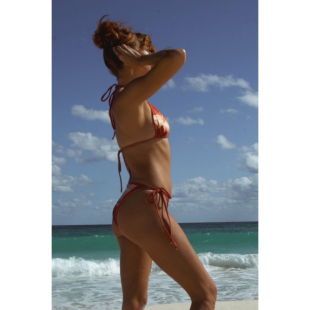 Vega String Bikini in Empress Moth Image 4