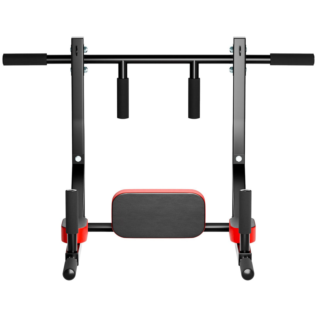 Wall Mounted Pull Up Bar Dip Station Heavy Duty Pull-up Chin Up Bar Wall Punching Household Indoor Fitness Equipment Image 1