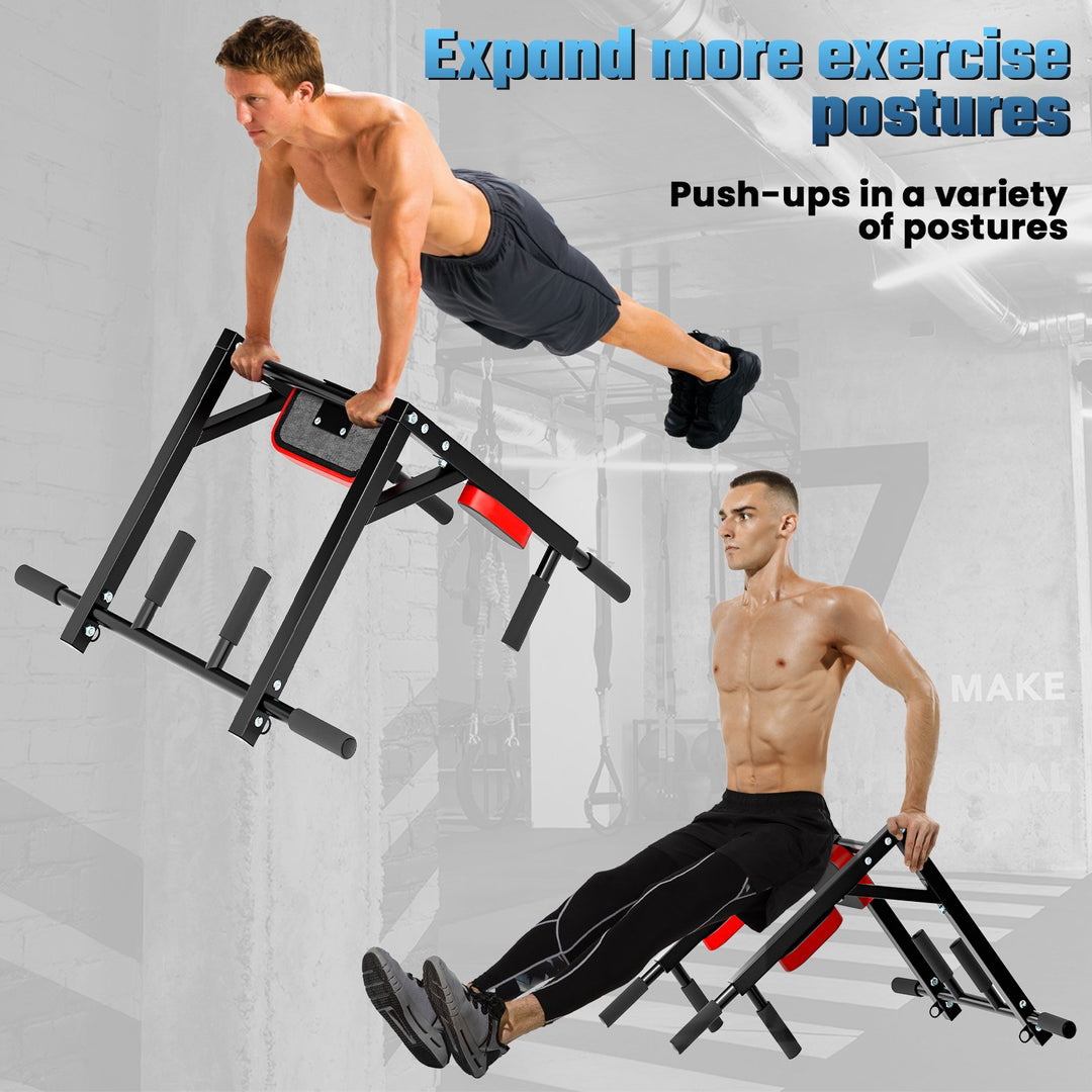 Wall Mounted Pull Up Bar Dip Station Heavy Duty Pull-up Chin Up Bar Wall Punching Household Indoor Fitness Equipment Image 8