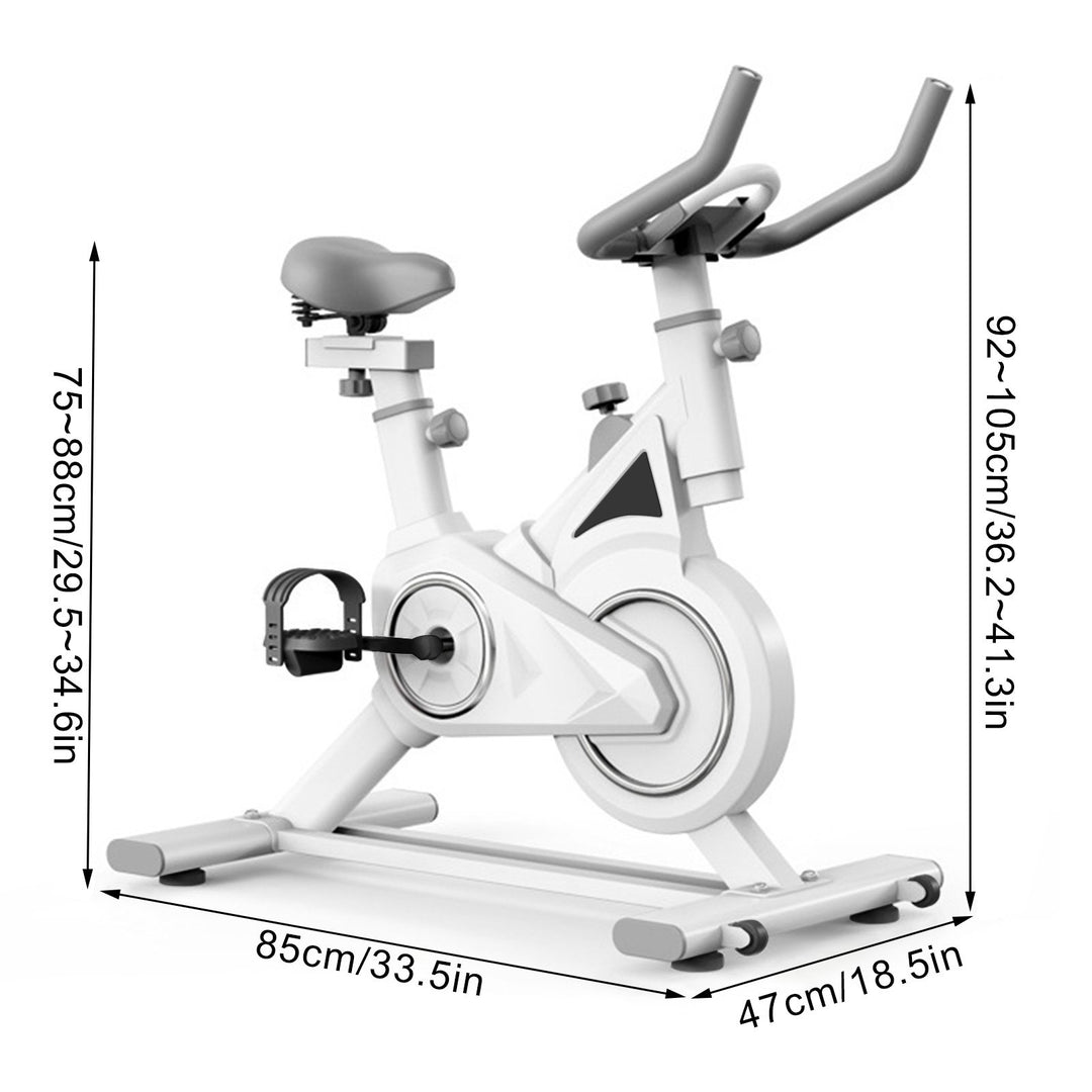 Magnetic Stationary Bike Cycle Bike Indoor Exercise Bik Upright Fitness Bike for Home Gym Workout with Brake Flywheel Image 4