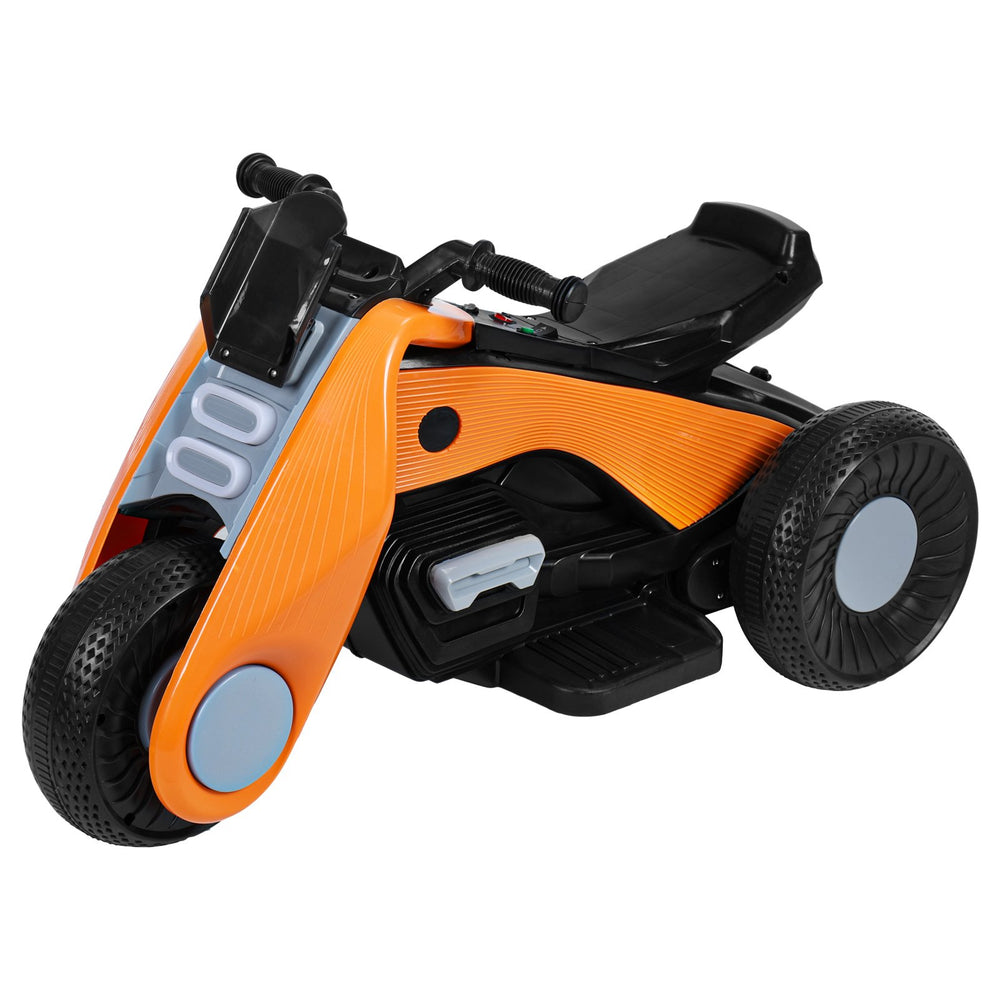 6V Kids Electric Motorcycle Ride-on Car Toy Battery Powered Vehicle 3-Wheels LED Lights Foot Pedal Gift for Boys Girls Image 2