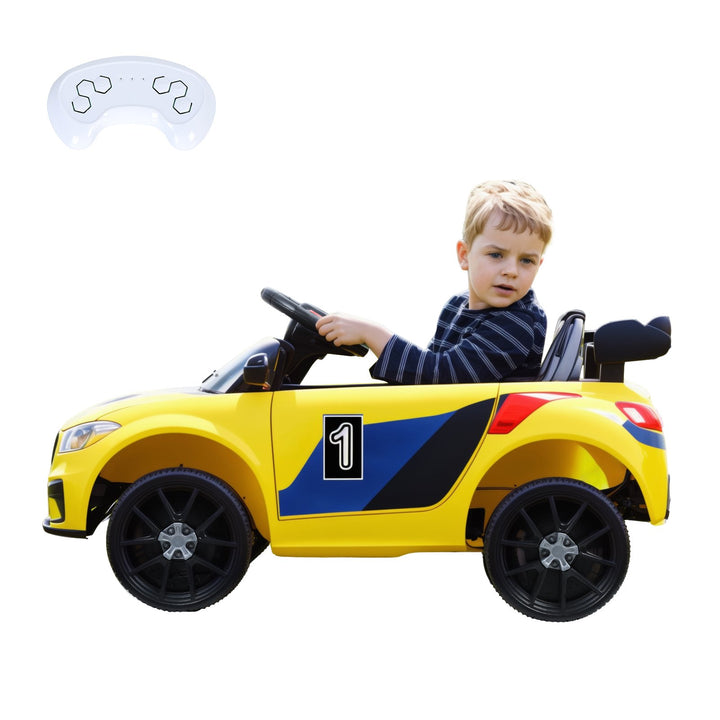 Kids Ride On Car 4-Wheels Quad Kids Electric Car Toddler Electric Racing Car with LED Headlight Music Function Image 3