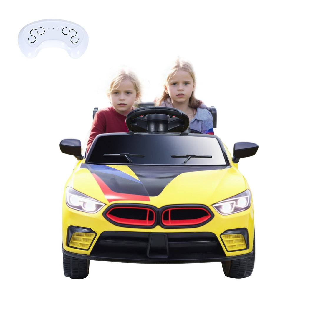 Kids Ride On Car 4-Wheels Quad Kids Electric Car Toddler Electric Racing Car with LED Headlight Music Function Image 4