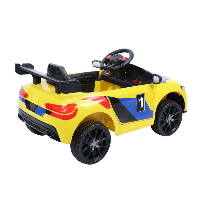 Kids Ride On Car 4-Wheels Quad Kids Electric Car Toddler Electric Racing Car with LED Headlight Music Function Image 4