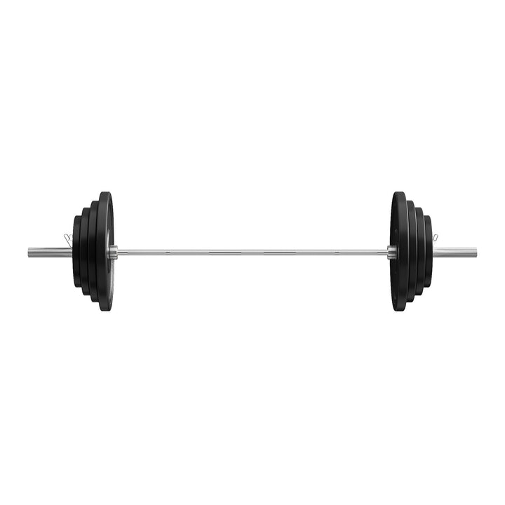 Carbon Steel Barbell Bar Bench Press Bar with Bearings 7FT Straight Rod Weight Bar 1000lbs Max Load Capacity Home Gym Image 3