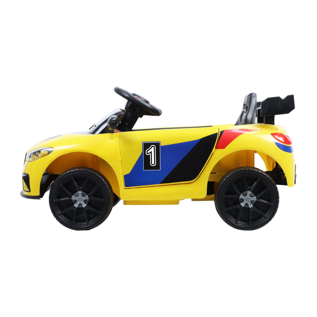 Kids Ride On Car 4-Wheels Quad Kids Electric Car Toddler Electric Racing Car with LED Headlight Music Function Image 8