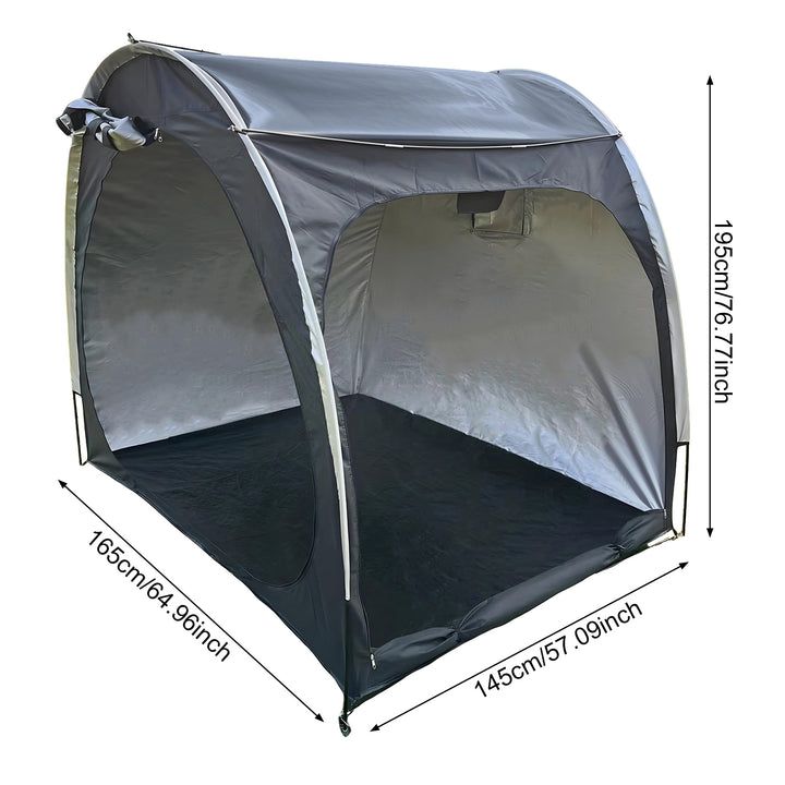 Outdoor Bicycle Storage Tent Accommodate 2-4 Bicycles Sun Protection Waterproof Anti-UV Bike Protective Canopy Quick Image 6