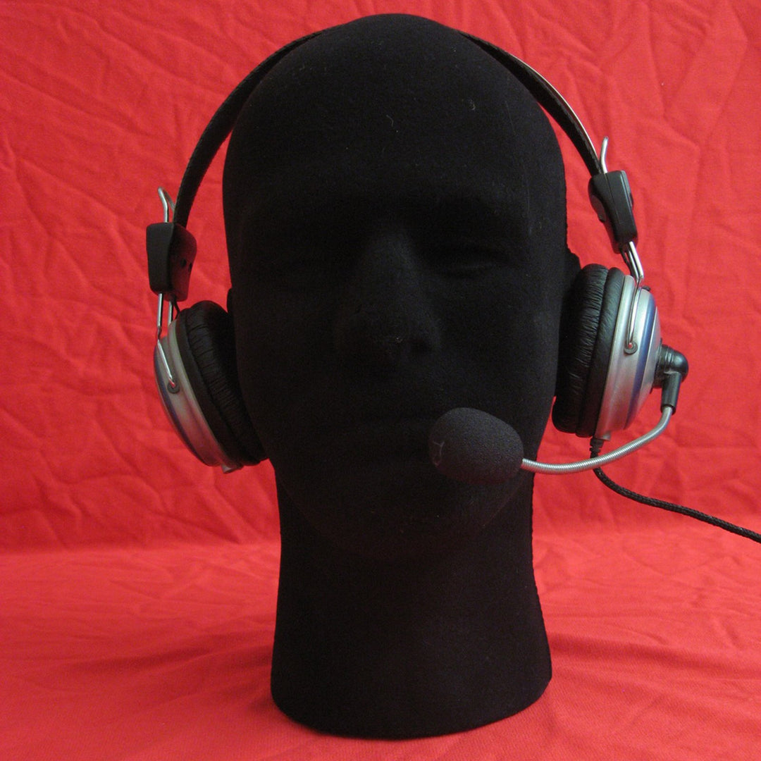 Head Model Sturdy Mold Foam Flocking Black Mannequin Model Head for Home Image 2