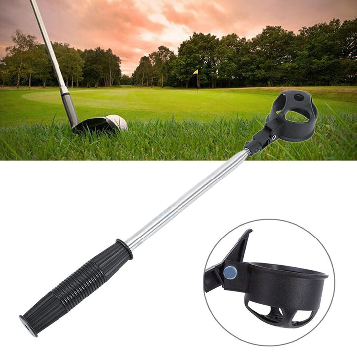 Ball Retriever Telescopic Design Comfortable Grip Stainless Steel Practical Golf Ball Picker for Golfer Image 3