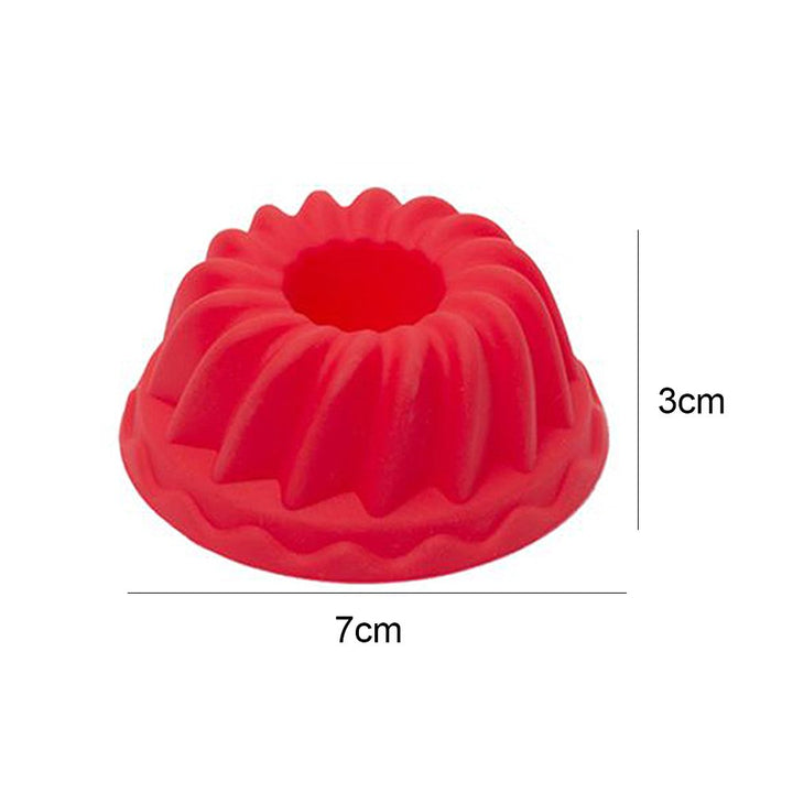 2Pcs Spiral Ring Cooking Silicone Mold Bakeware Kitchen Bread Cake Decorate Tool Image 6