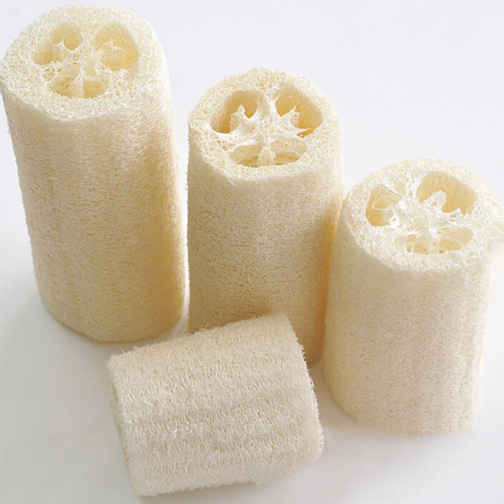 6Pcs Sponge Scrubber Handmade Anti-oil Natural Loofah Luffa Loofa Bath Body Shower Sponge for Kitchen Image 2