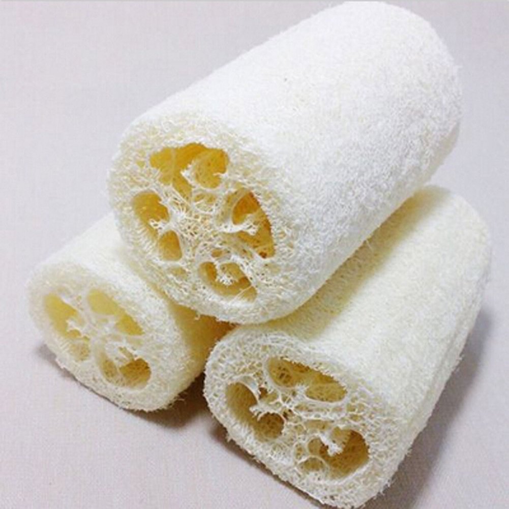 6Pcs Sponge Scrubber Handmade Anti-oil Natural Loofah Luffa Loofa Bath Body Shower Sponge for Kitchen Image 3