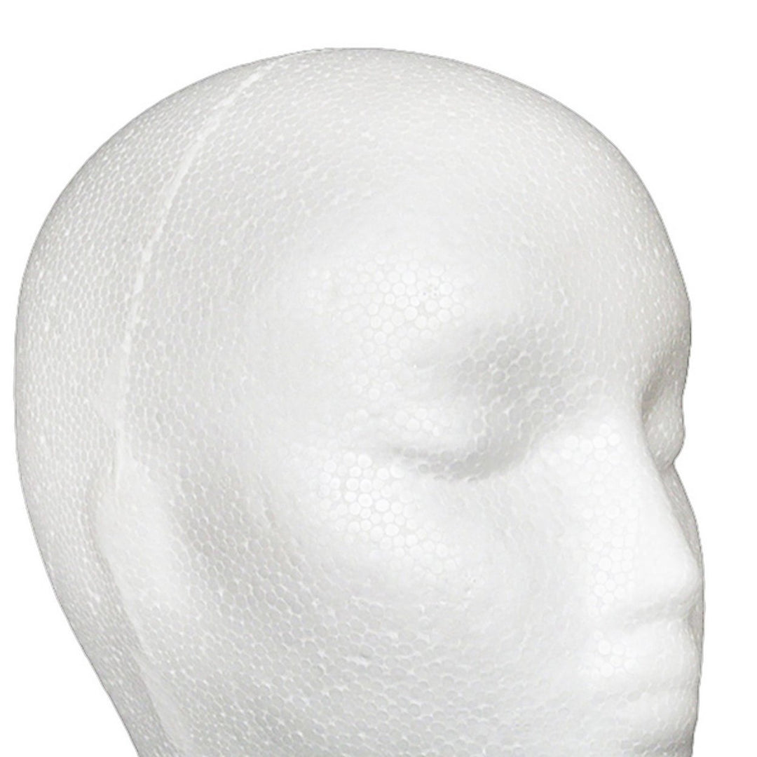 Mannequin Head Non-slip Abstract Foam Manikin Head Model Wig Hair Glasses Display Stand for Indoor Image 11