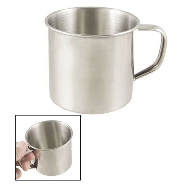 Outdoor Camping Hiking Stainless Steel Coffee Tea Mug Cup Office School Gift Image 2