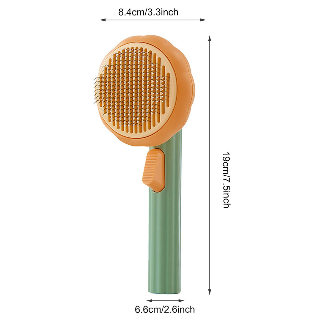 Pet Comb One-click Cleaning Button Hair Removal Washable Pet Cats Dogs Cleaning Slicker Brushes Pet Supplies Image 4