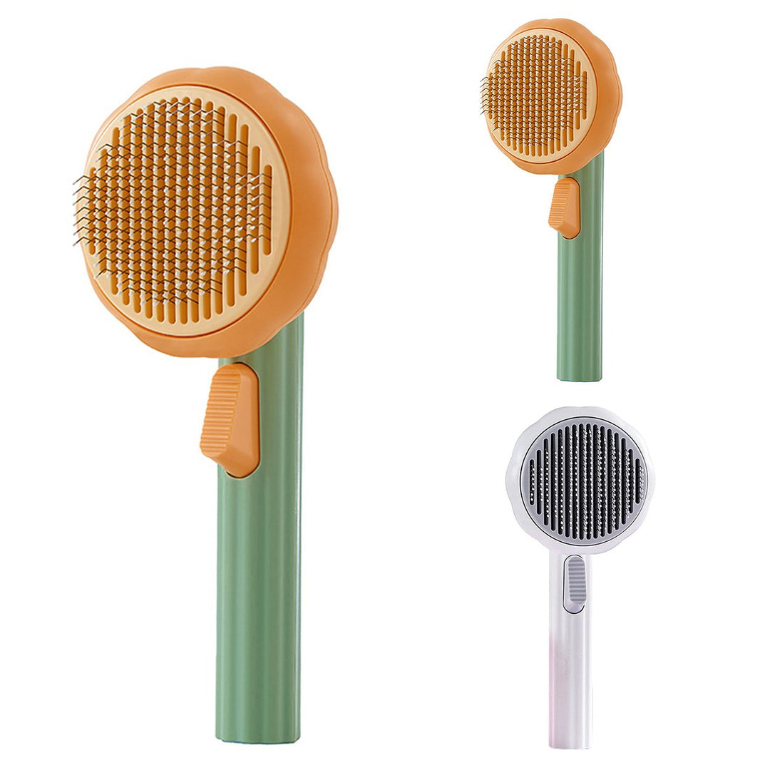 Pet Comb One-click Cleaning Button Hair Removal Washable Pet Cats Dogs Cleaning Slicker Brushes Pet Supplies Image 11