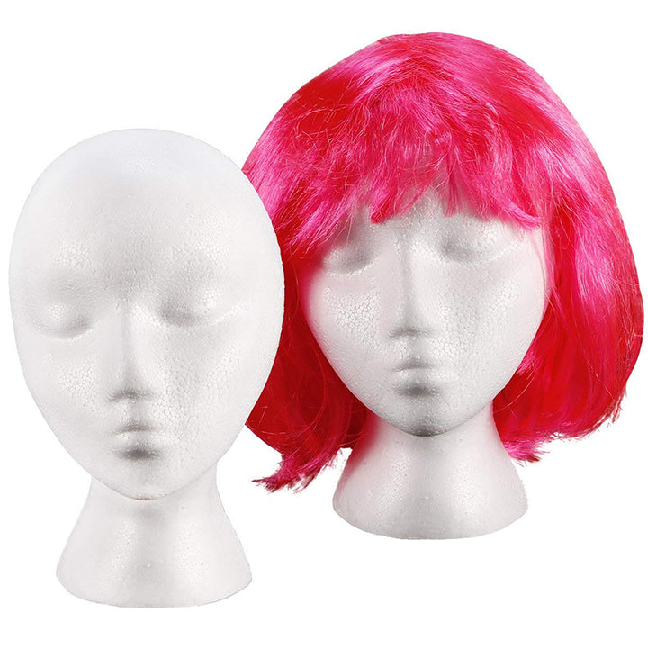 Foam Mannequin Useful Sturdy PE Foam Mannequin Wig Head Wig Holder Image 6