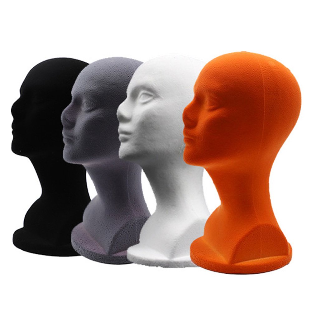 Female Foam Head Mold Wig Hat Headwear Display Model Styling Salon Mannequin Image 2