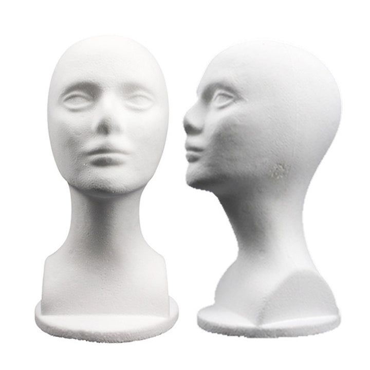 Female Foam Head Mold Wig Hat Headwear Display Model Styling Salon Mannequin Image 4